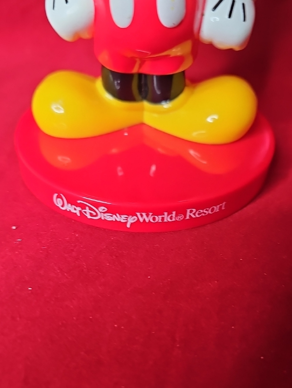 Vintage Kelloggs Disney Mickey Mouse Black, Red & Yellow Figurine - Picture 4 of 6
